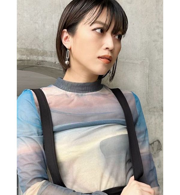 MURUA「チェーンMIXアシメピアス」|ピアス|