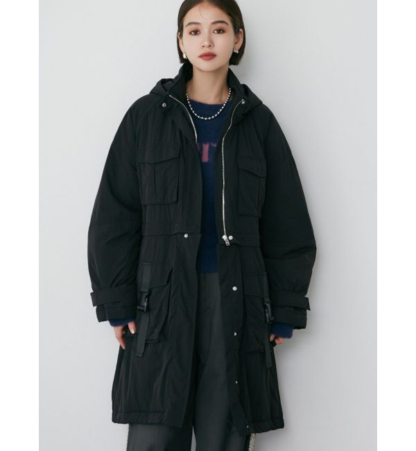 MURUA「4WAYトラックモンスターコート」|ミリタリー・モッズコート|ブラック