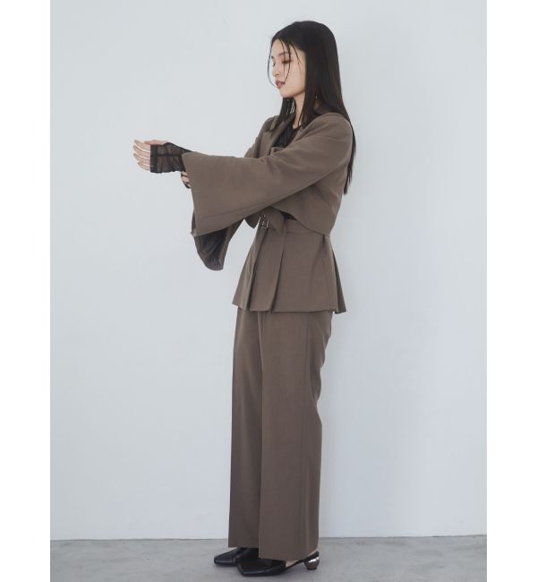 MURUA「ヘムアタッチメントショートジャケット【セットアップ着用可】」|テーラードジャケット|