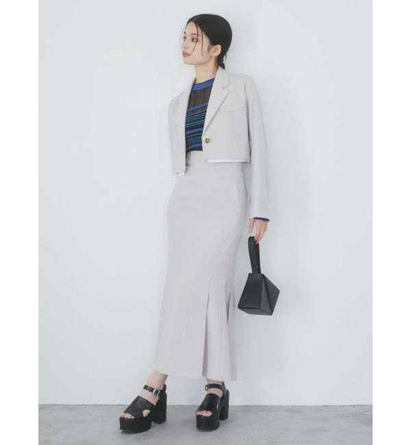 MURUA「ヘムアタッチメントショートジャケット【セットアップ着用可】」|テーラードジャケット|