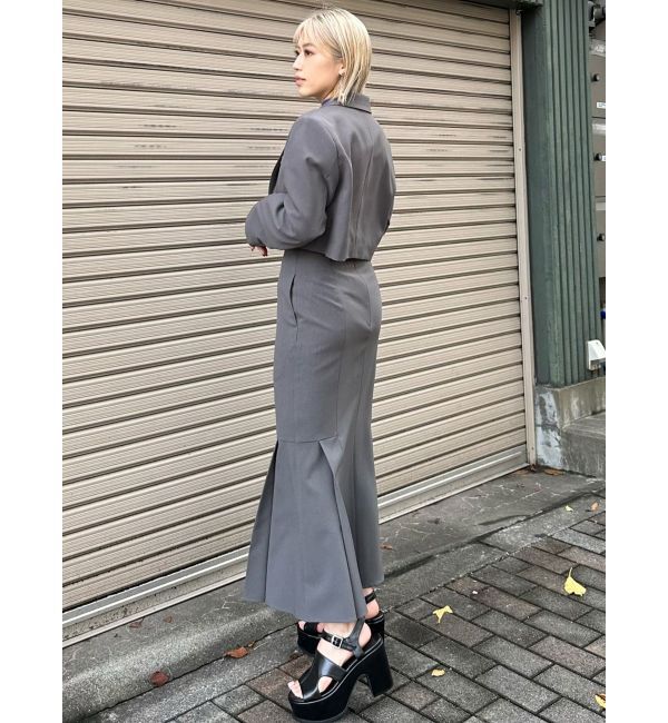 MURUA「ヘムアタッチメントショートジャケット【セットアップ着用可】」|テーラードジャケット|