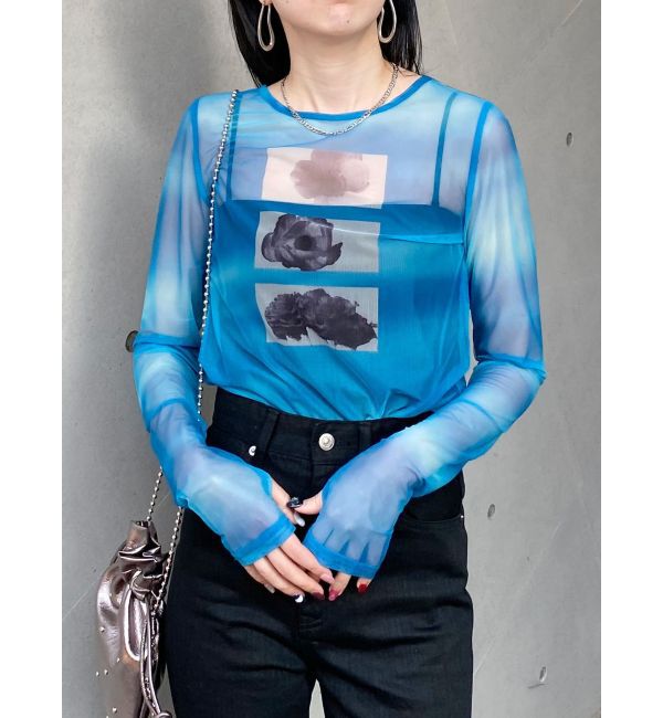 MURUA「フラワーチュールトップス」|Tシャツ・カットソー|