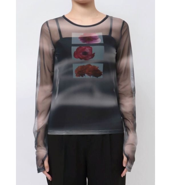 MURUA「フラワーチュールトップス」|Tシャツ・カットソー|