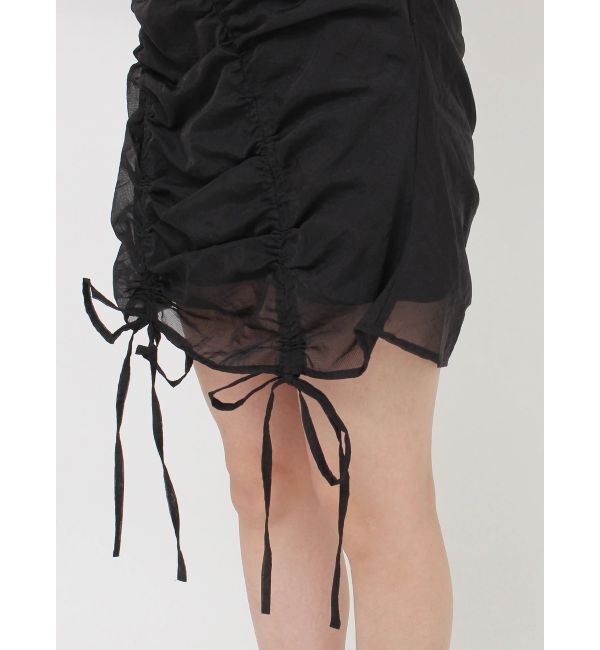 MURUA「シャーリングミニワンピース」|ワンピース|