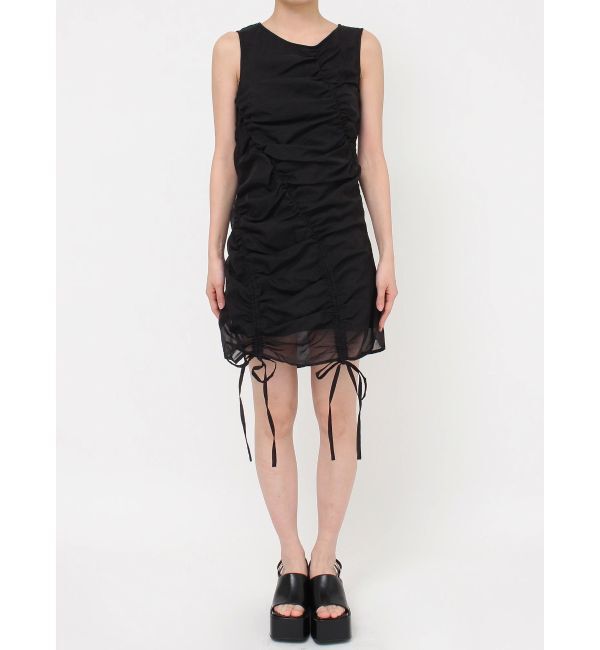 MURUA「シャーリングミニワンピース」|ワンピース|