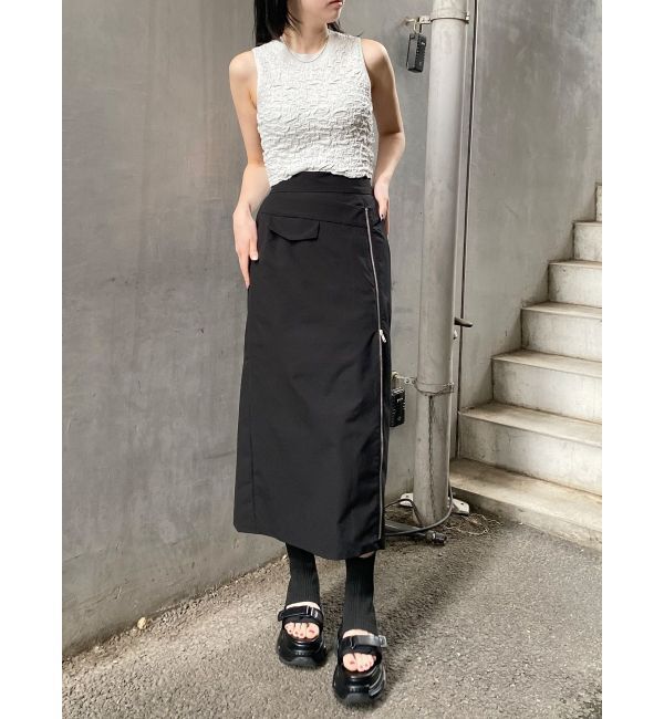MURUA「ダブルウエストZIPスカート」|スカート|