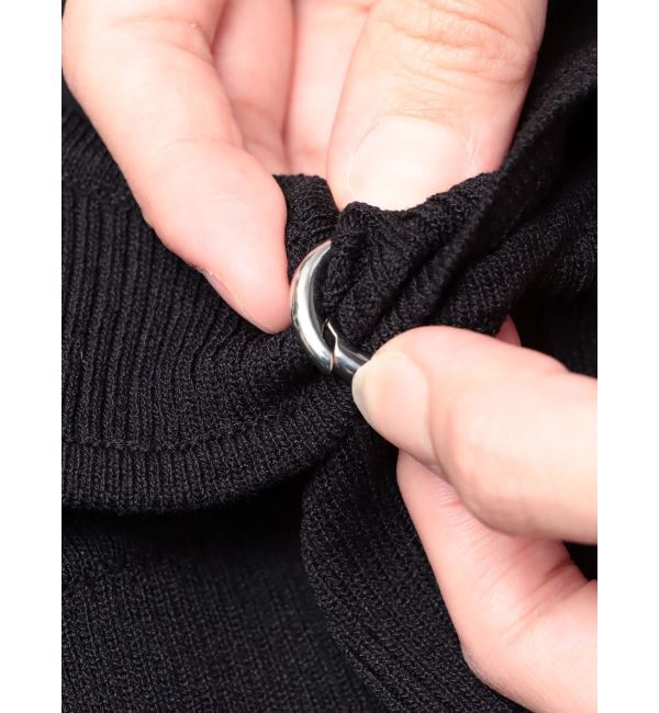 MURUA「リングスルーアシメニット」|ニット・セーター|