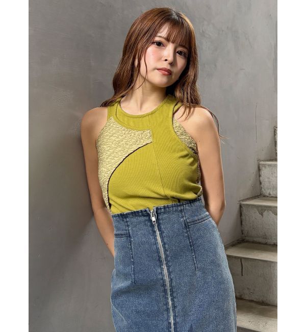 MURUA「トリックドッキングキャミタンク」|タンクトップ|