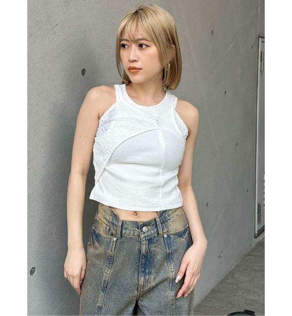 MURUA「トリックドッキングキャミタンク」|タンクトップ|