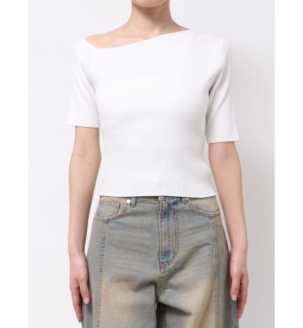 MURUA「ワンショルハーフニット」|ニット・セーター|