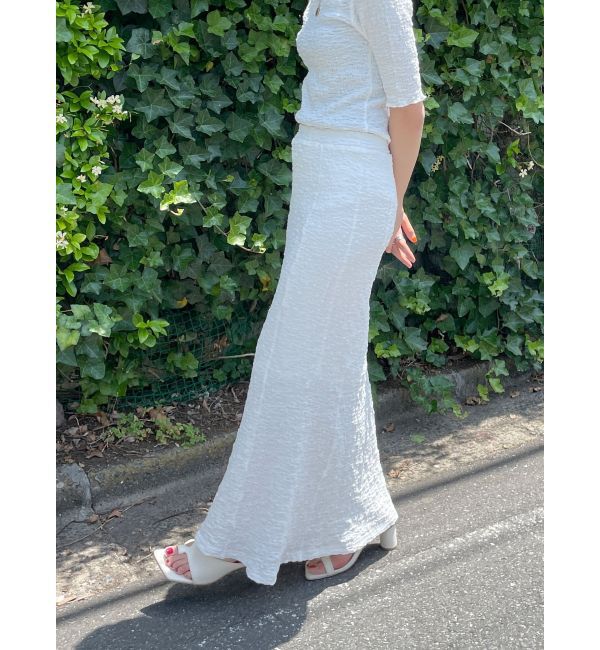 Ungrid「カットジャカードフィットスカート」|スカート|