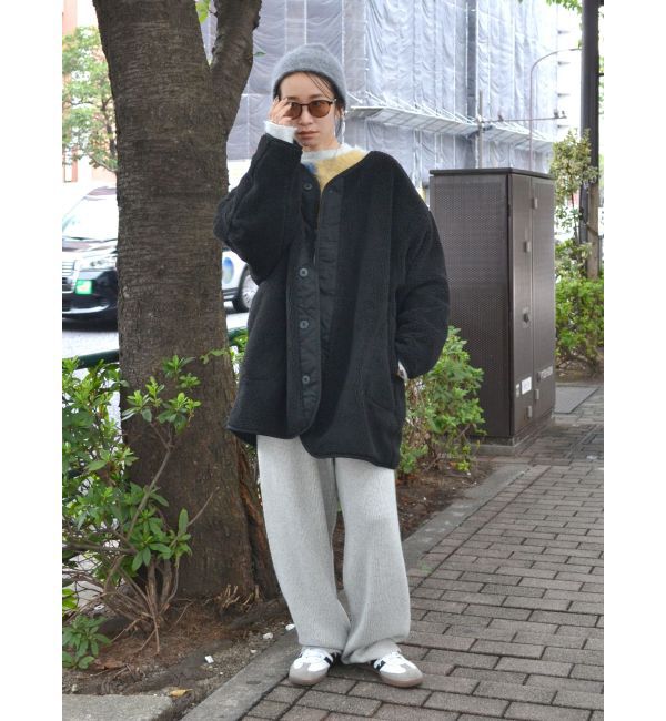 Ungrid「【WEB限定】リバーシブルボアブルゾン」|ブルゾン・スタジャン|