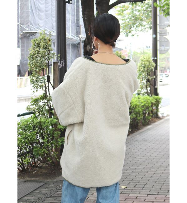 Ungrid「【WEB限定】リバーシブルボアブルゾン」|ブルゾン・スタジャン|