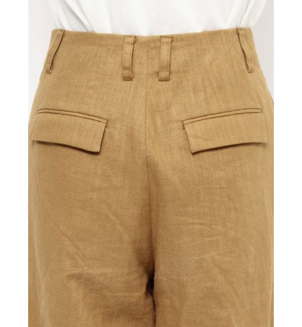 Ungrid「リネン混ルーズタックパンツ」|その他|