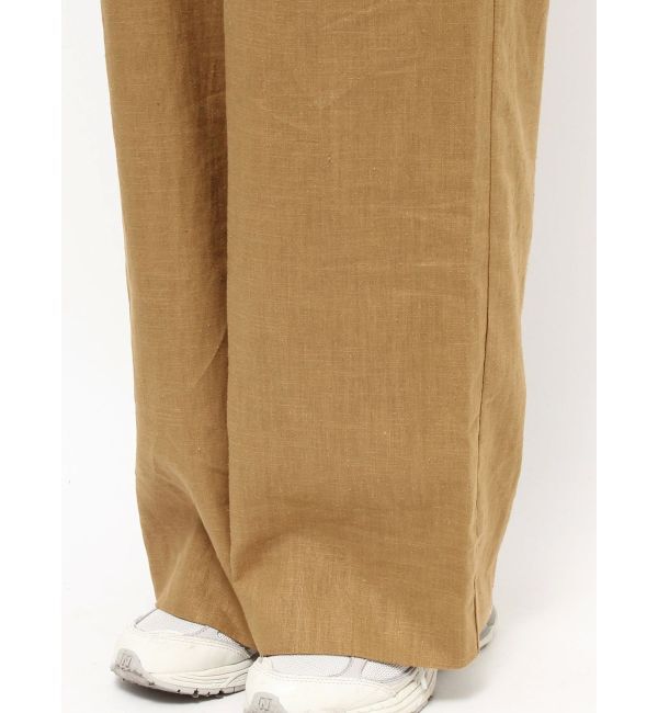 Ungrid「リネン混ルーズタックパンツ」|その他|