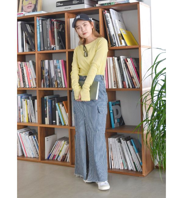 Ungrid「ワークデザインスリットデニムスカート」|スカート|