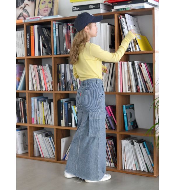 Ungrid「ワークデザインスリットデニムスカート」|スカート|