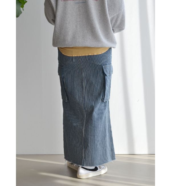 Ungrid「ワークデザインスリットデニムスカート」|スカート|