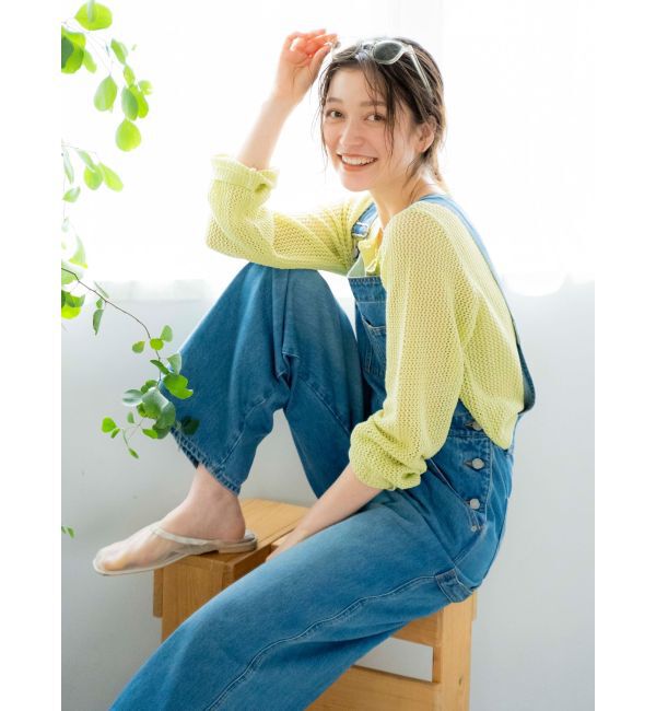 Ungrid「ルーズデニムサロペット」|ワンピース|