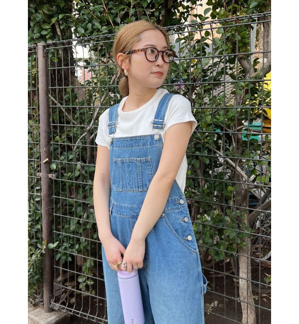 Ungrid「ルーズデニムサロペット」|ワンピース|