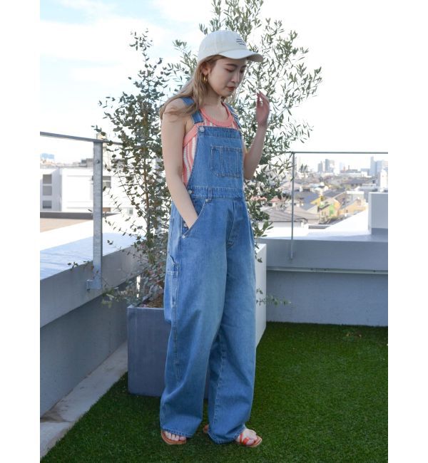 Ungrid「ルーズデニムサロペット」|ワンピース|