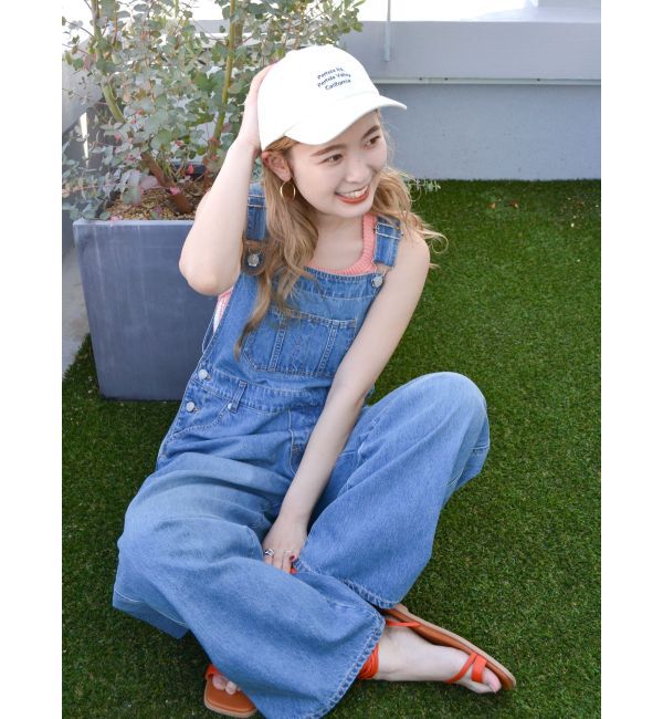 Ungrid「ルーズデニムサロペット」|ワンピース|