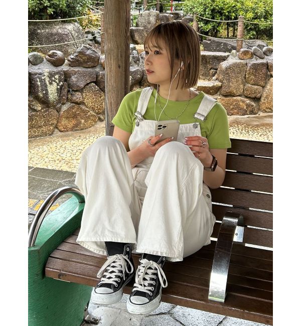 Ungrid「ルーズデニムサロペット」|ワンピース|