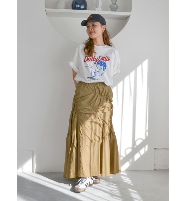 Ungrid「ランダムギャザースカート」|スカート|