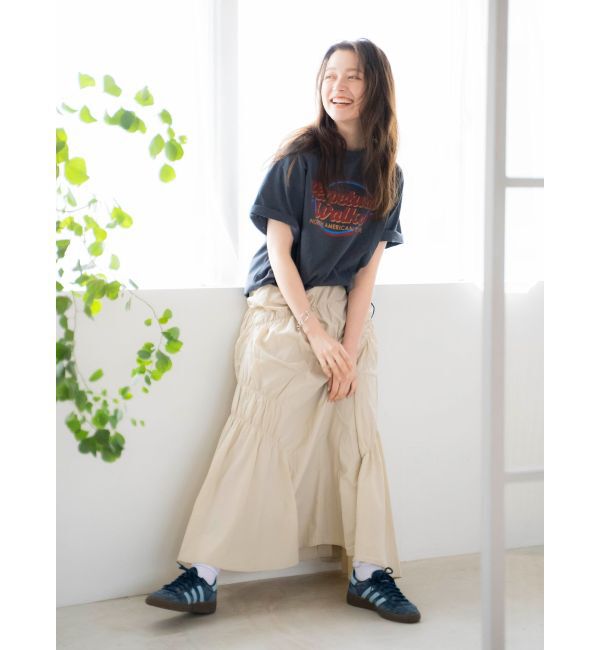 Ungrid「ランダムギャザースカート」|スカート|