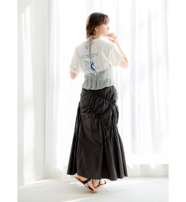 Ungrid「ランダムギャザースカート」|スカート|