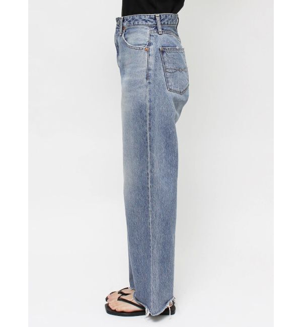 Ungrid「ハイウエストルーズテーパードデニム」|デニム|