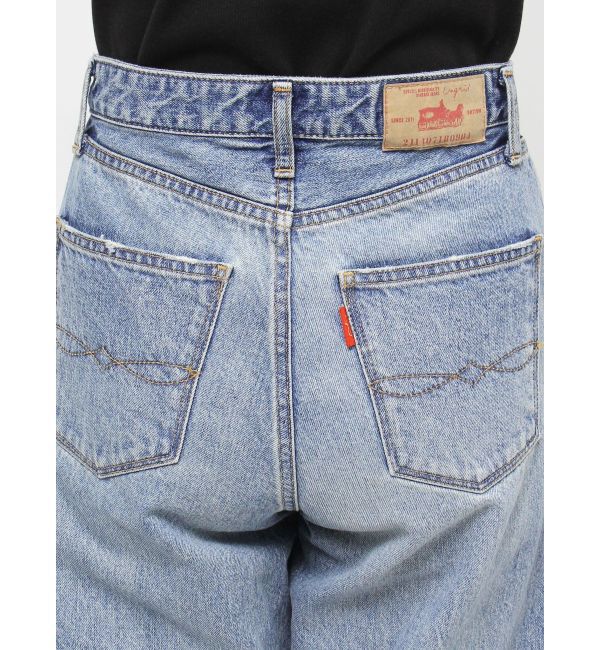 Ungrid「ハイウエストルーズテーパードデニム」|デニム|