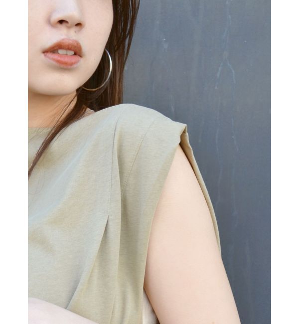 Ungrid「ショルダータックノースリトップス」|タンクトップ|