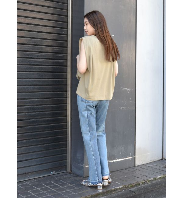 Ungrid「ショルダータックノースリトップス」|タンクトップ|