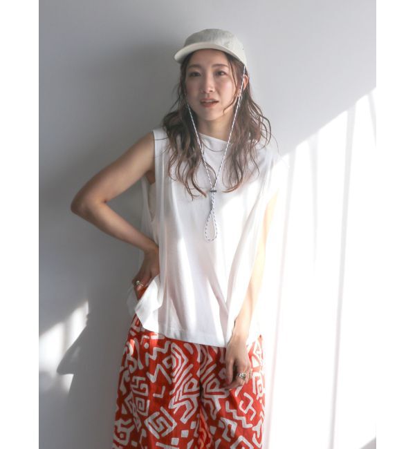 Ungrid「ショルダータックノースリトップス」|タンクトップ|