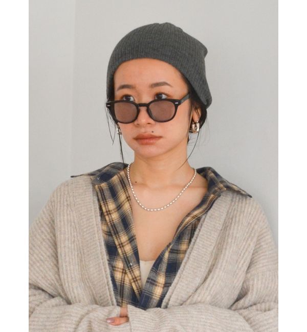 Ungrid「リブ編みニット帽」|ニット帽|