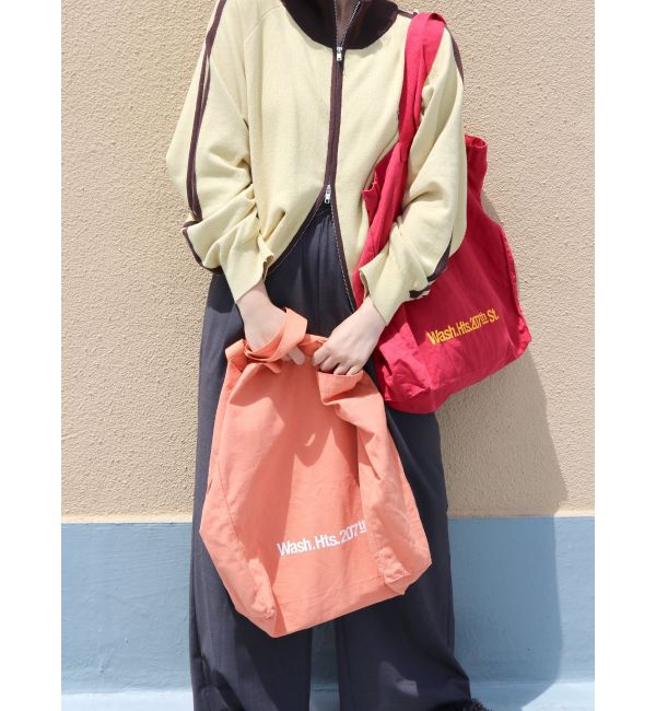 Ungrid「【WEB限定】ロゴトートバッグ」|トートバッグ|オレンジ