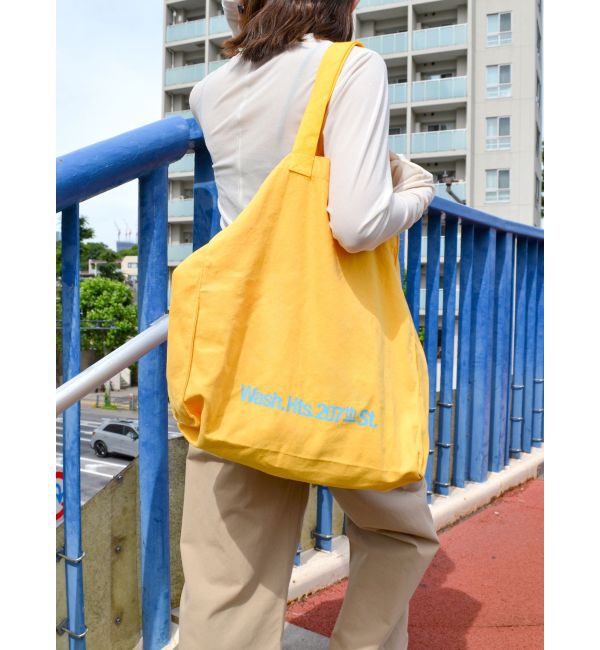 Ungrid「【WEB限定】ロゴトートバッグ」|トートバッグ|イエロー