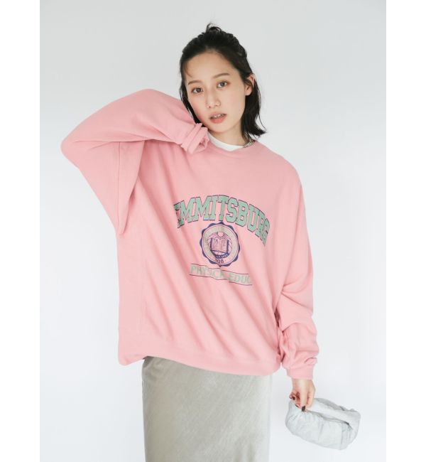 Ungrid「【WEB限定】カレッジルーズスウェット」|スウェット・ジャージ|