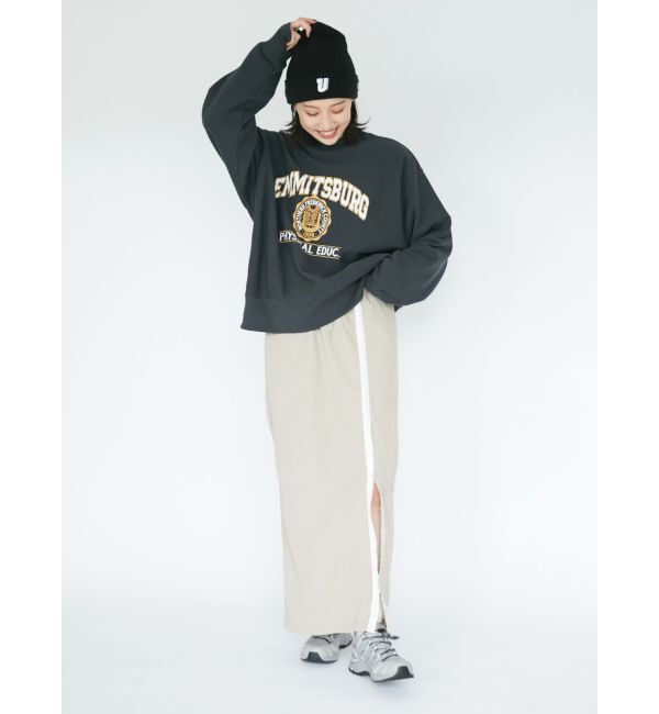 Ungrid「【WEB限定】カレッジルーズスウェット」|スウェット・ジャージ|