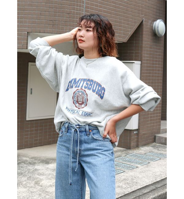 Ungrid「【WEB限定】カレッジルーズスウェット」|スウェット・ジャージ|