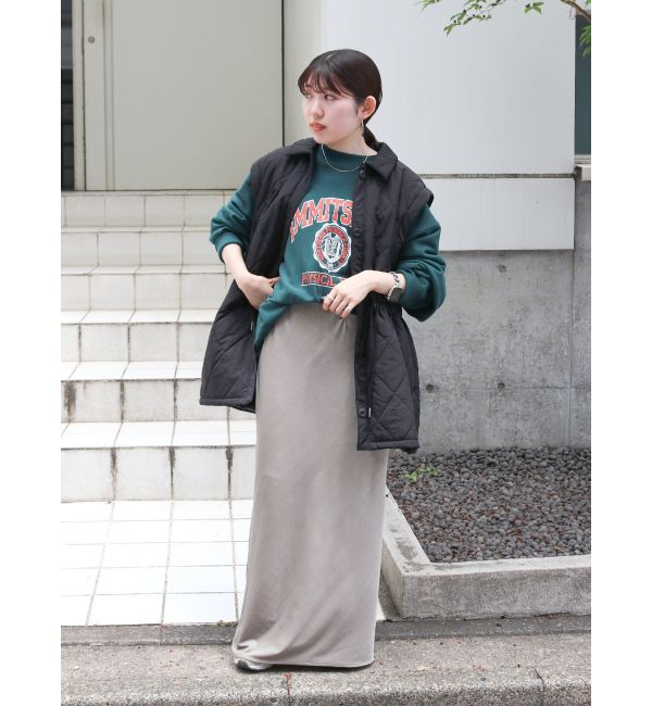 Ungrid「【WEB限定】カレッジルーズスウェット」|スウェット・ジャージ|