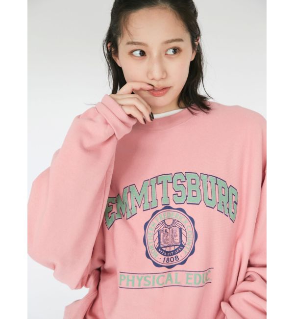 Ungrid「【WEB限定】カレッジルーズスウェット」|スウェット・ジャージ|