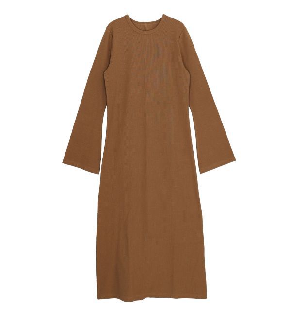 Ungrid「【WEB限定】フレアスリーブテレコフィットワンピース」|ワンピース|