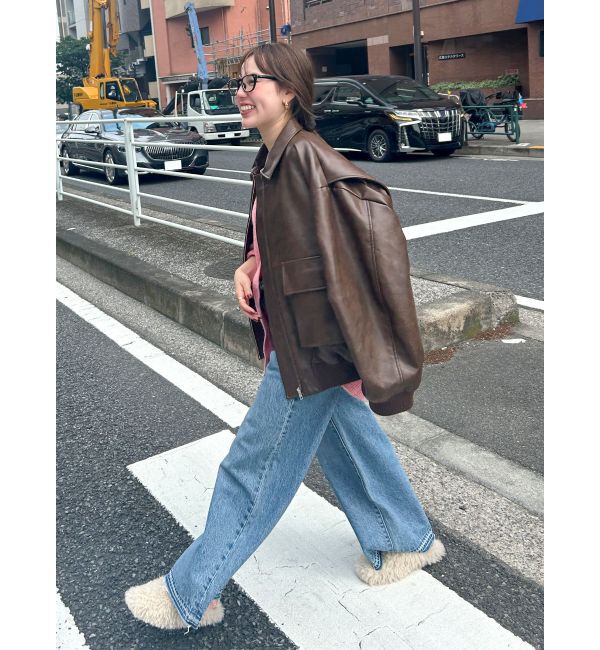 Ungrid「【WEB限定】カラールーズニットカーデ」|カーディガン|