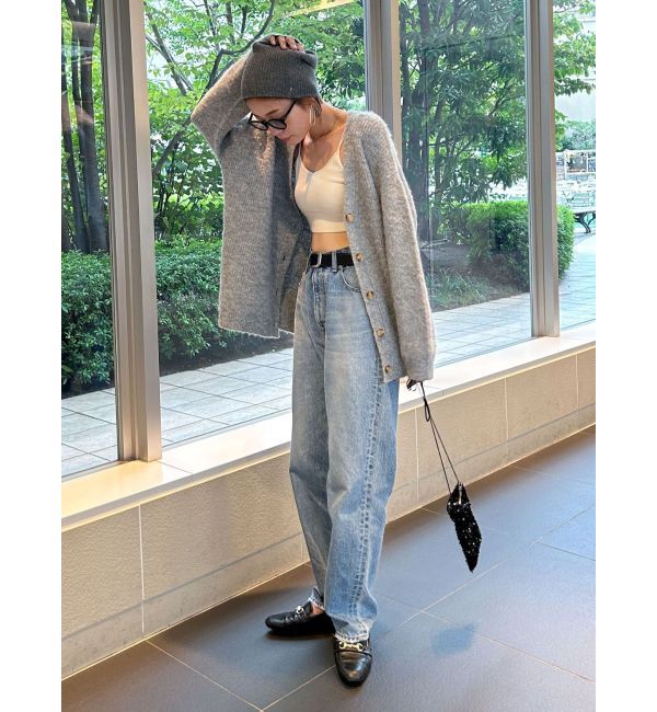 Ungrid「【WEB限定】カラールーズニットカーデ」|カーディガン|