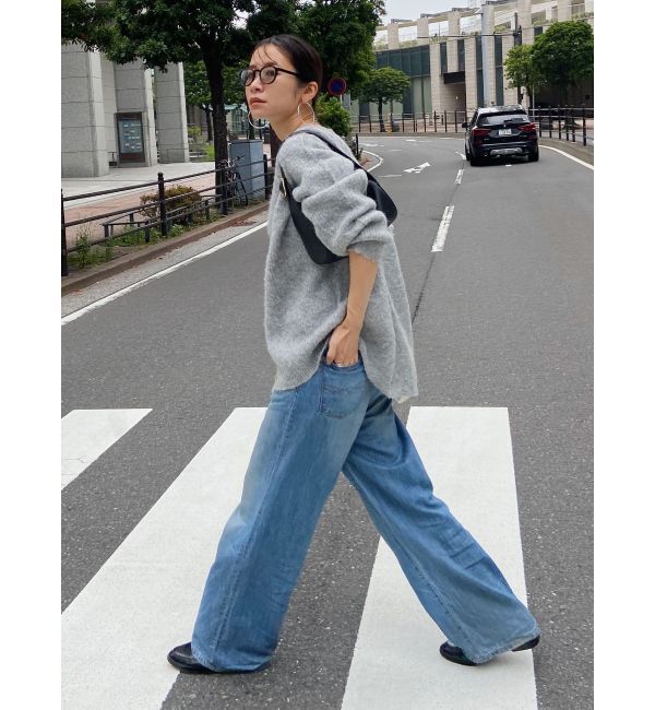 Ungrid「【WEB限定】カラールーズニットカーデ」|カーディガン|