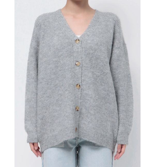 Ungrid「【WEB限定】カラールーズニットカーデ」|カーディガン|