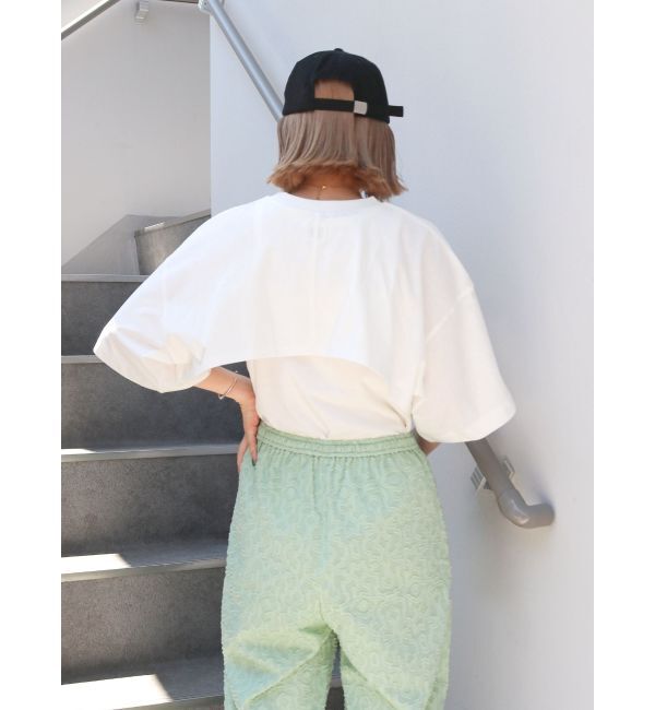 Ungrid「レイヤードショートルーズTee」|Tシャツ・カットソー|