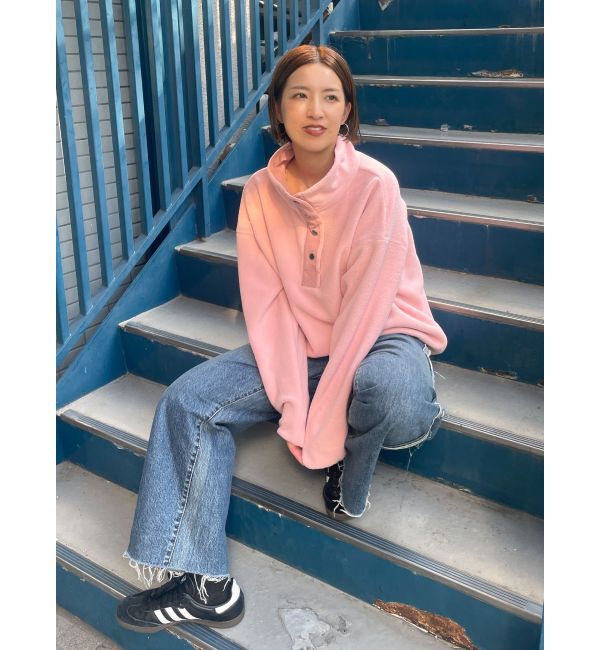 Ungrid「パイピングフリースプルオーバー」|Tシャツ・カットソー|